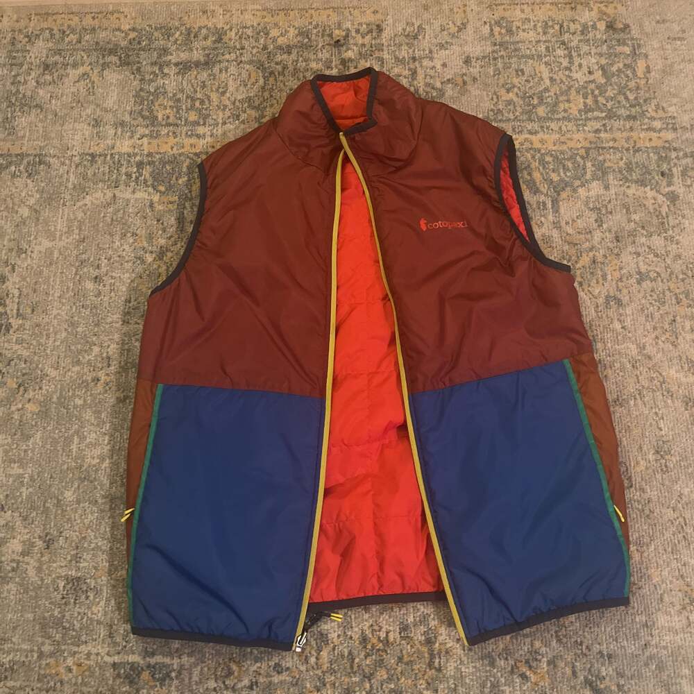 Cotopaxi Teca Calido Reversible Insulated Vest Blue Men's Large